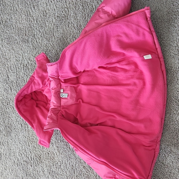 Girl size 7 pink winter coat - Picture 2 of 4